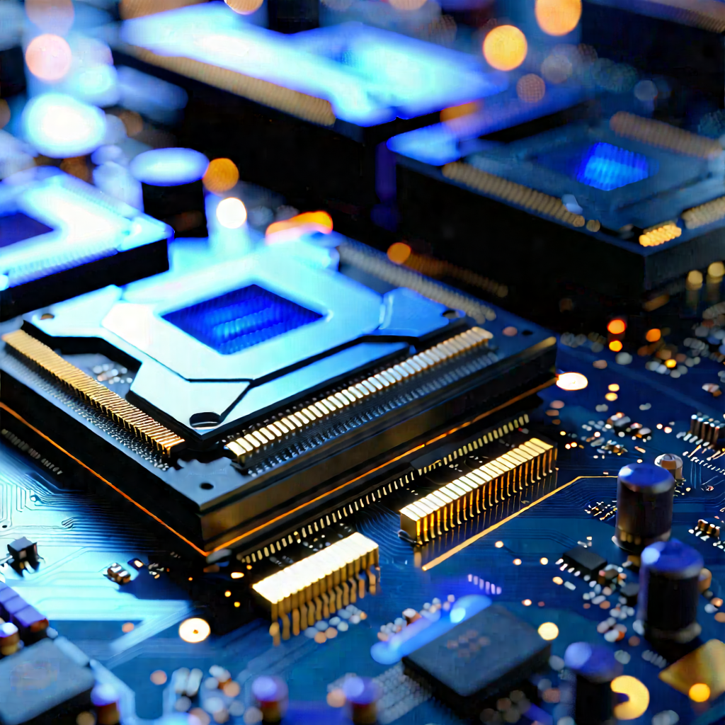 Close-up of memory module