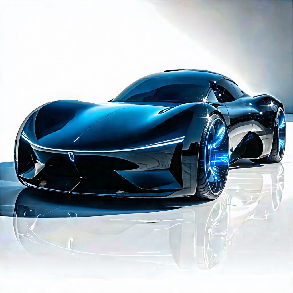 Innovative Electric Vehicle (design:1.19) With Sleek, Futuristic-looking