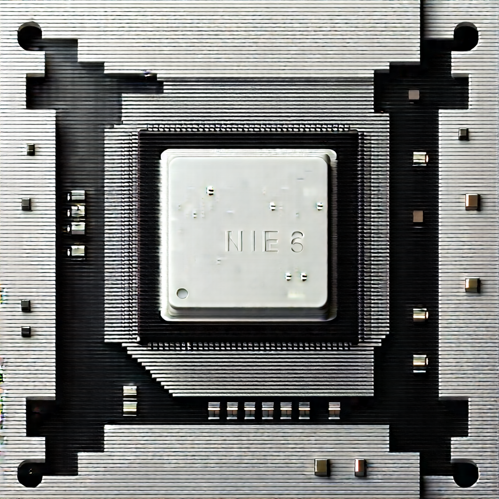 Close-up of microprocessor