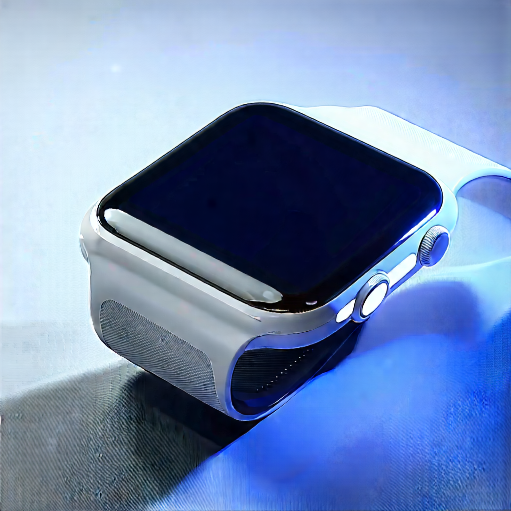 Innovative Wearable Device (design:1.41) With White Apple