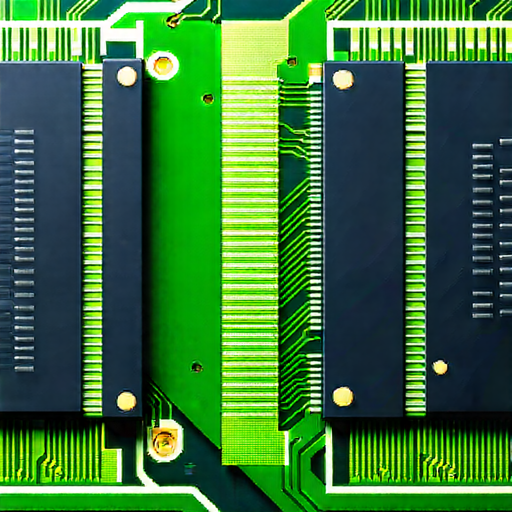 Close-up of memory module