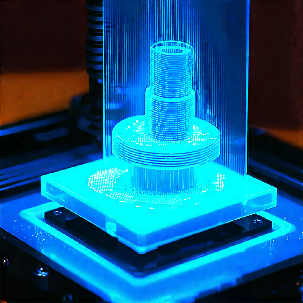 3d printer with holographic projection