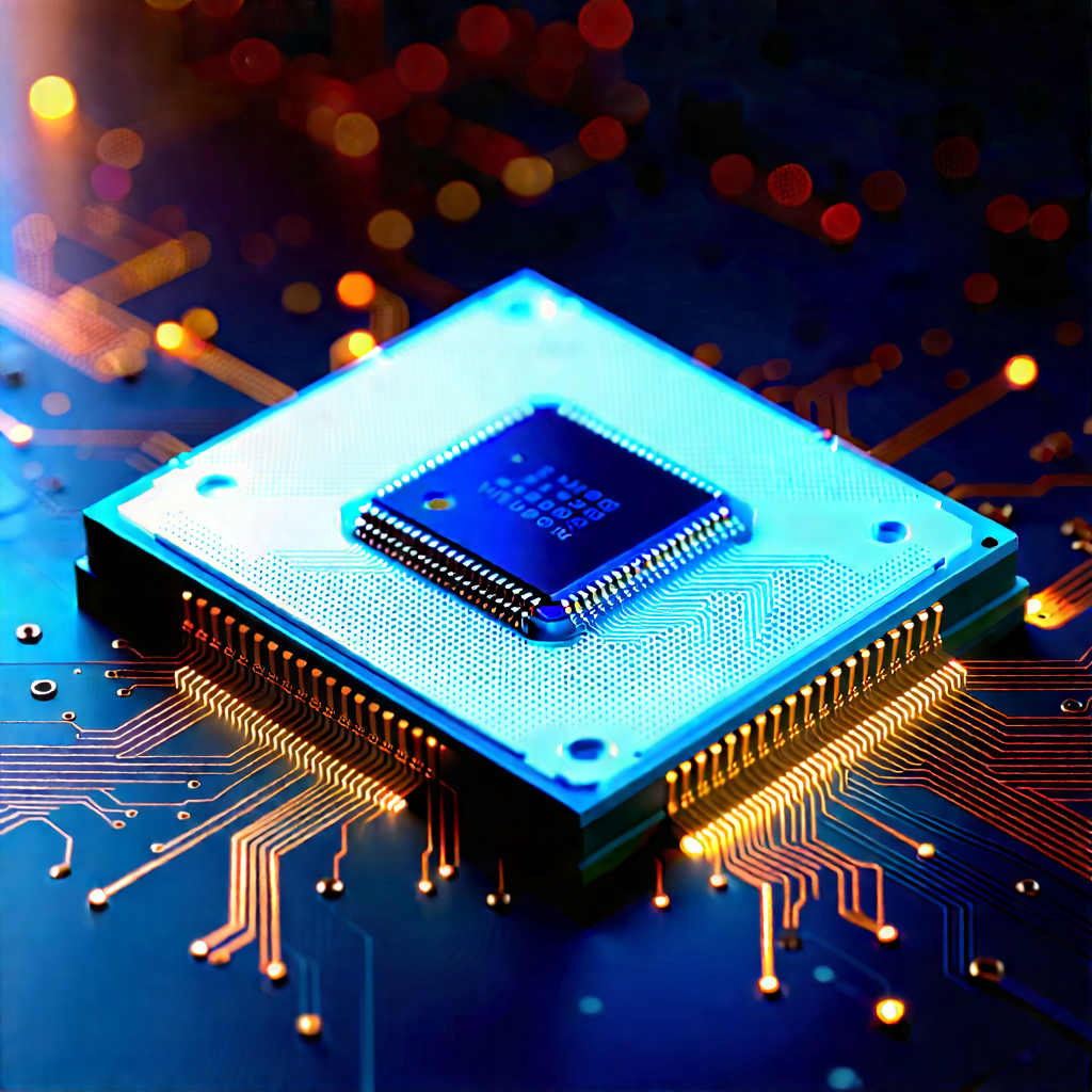 Microchip with laser scanning
