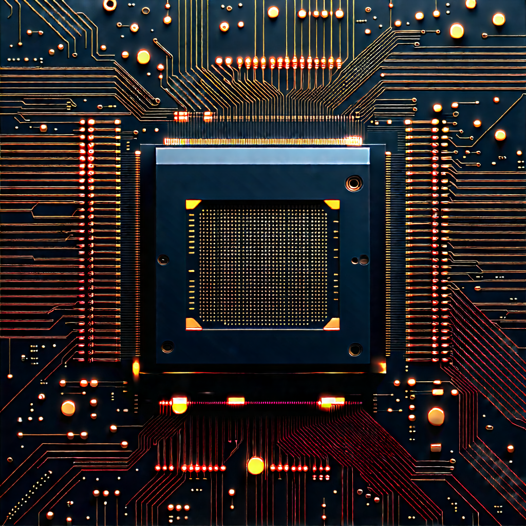 Microchip with digital particles