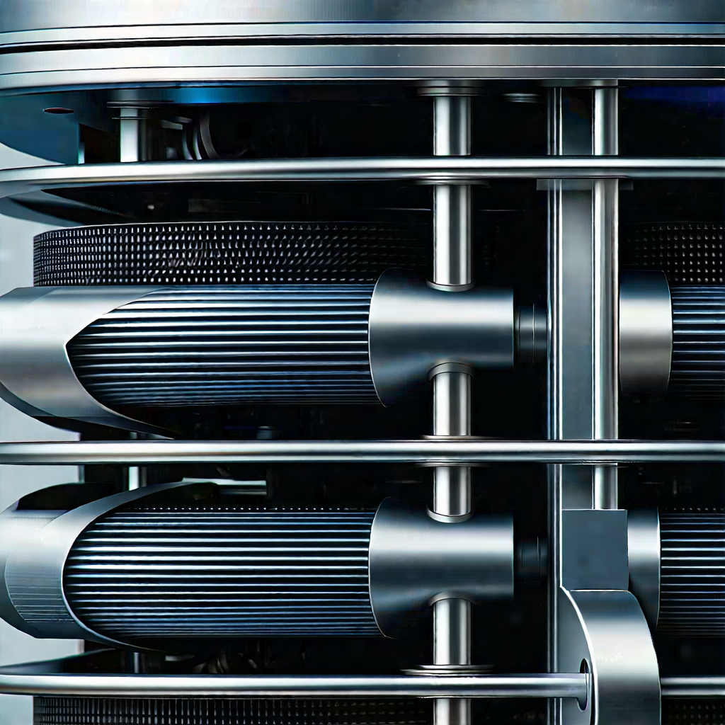 Close-up of cooling system