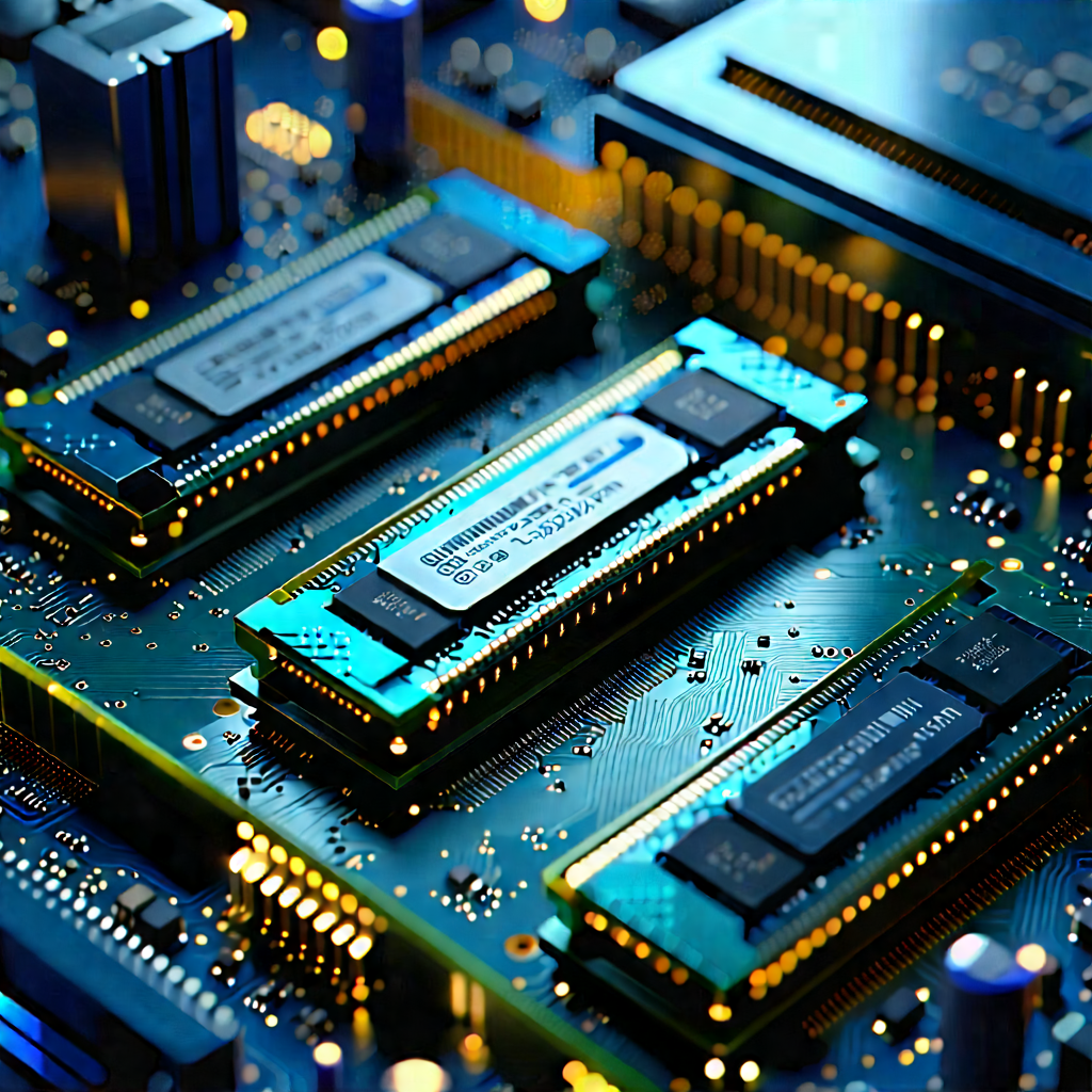 Close-up of memory module