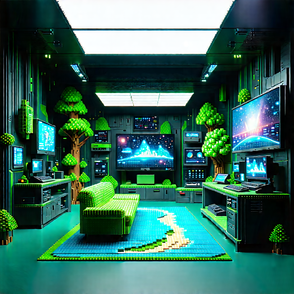 Entertainment Technology In Research Center With Image, There