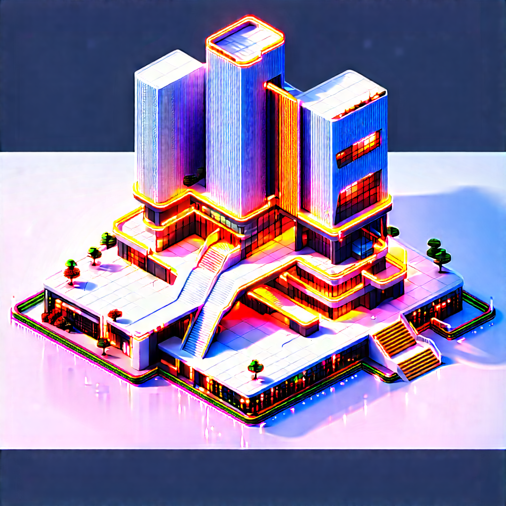 (futuristic:1.24) Innovation Hub With Large Building