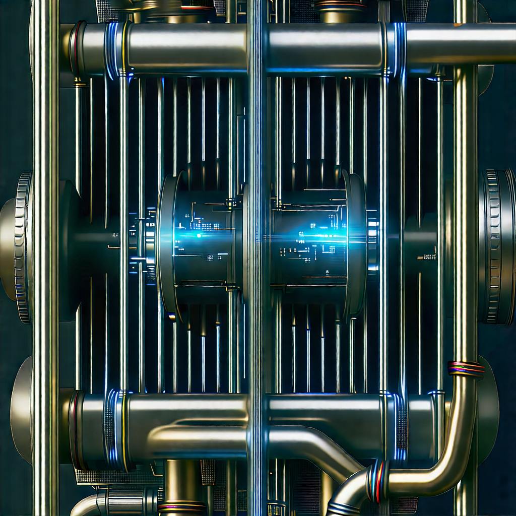 Close-up of cooling system