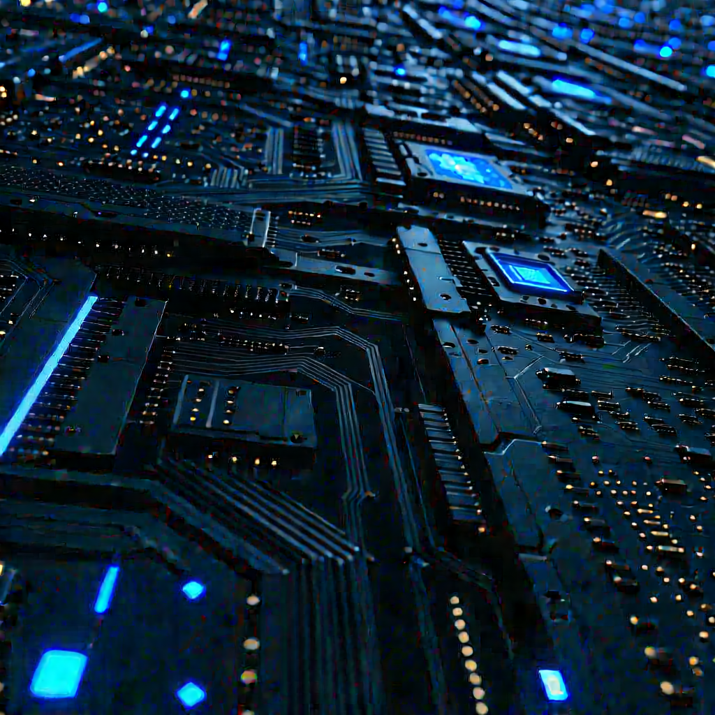 Close-up of sensor array