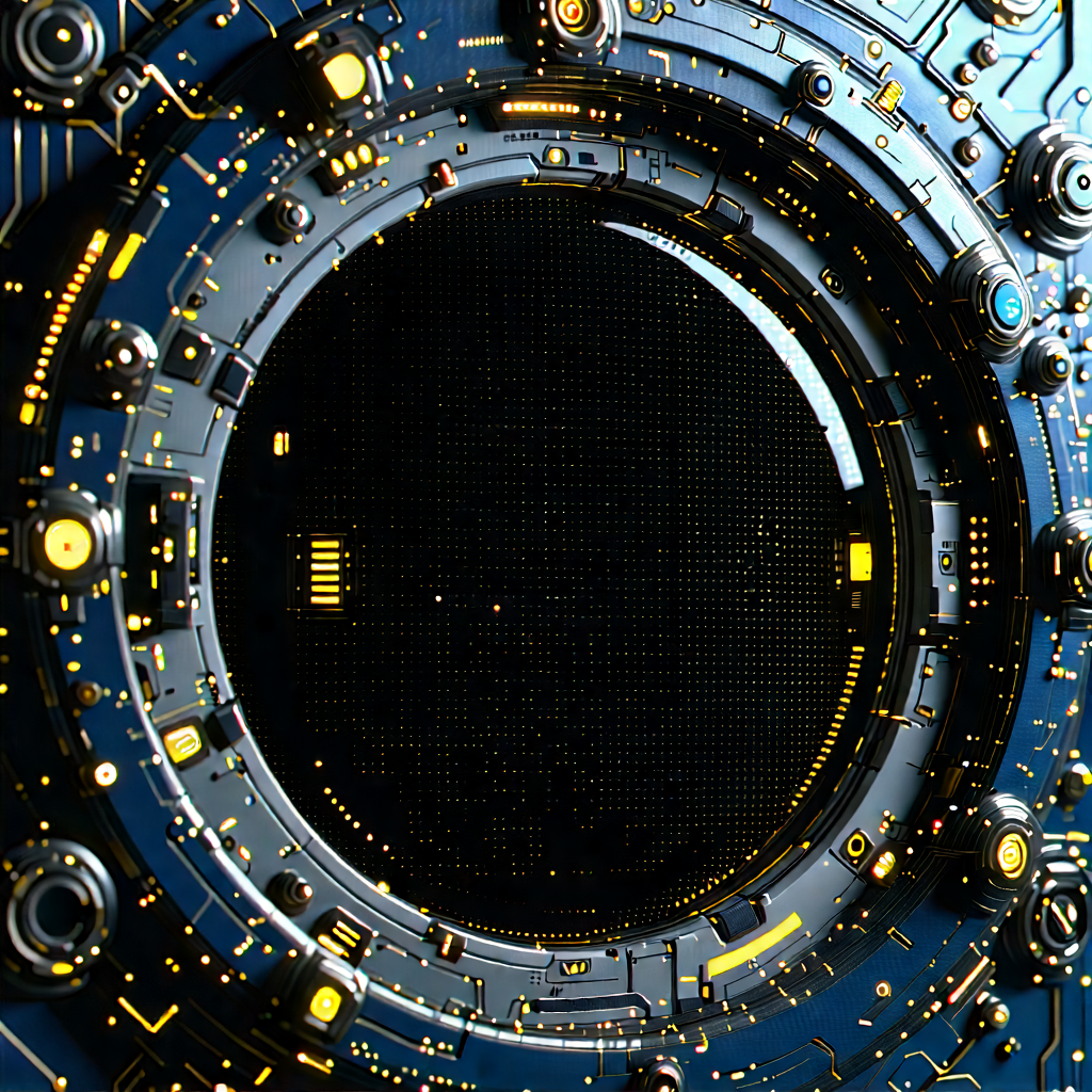 Close-up of sensor array