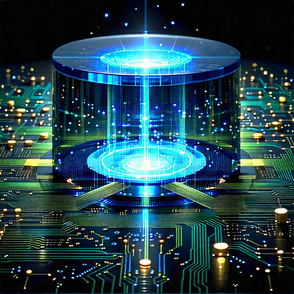 Quantum computer with data streams