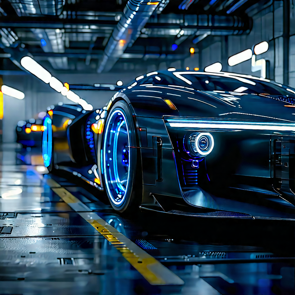 Automotive Technology In Tech Office With Image, There