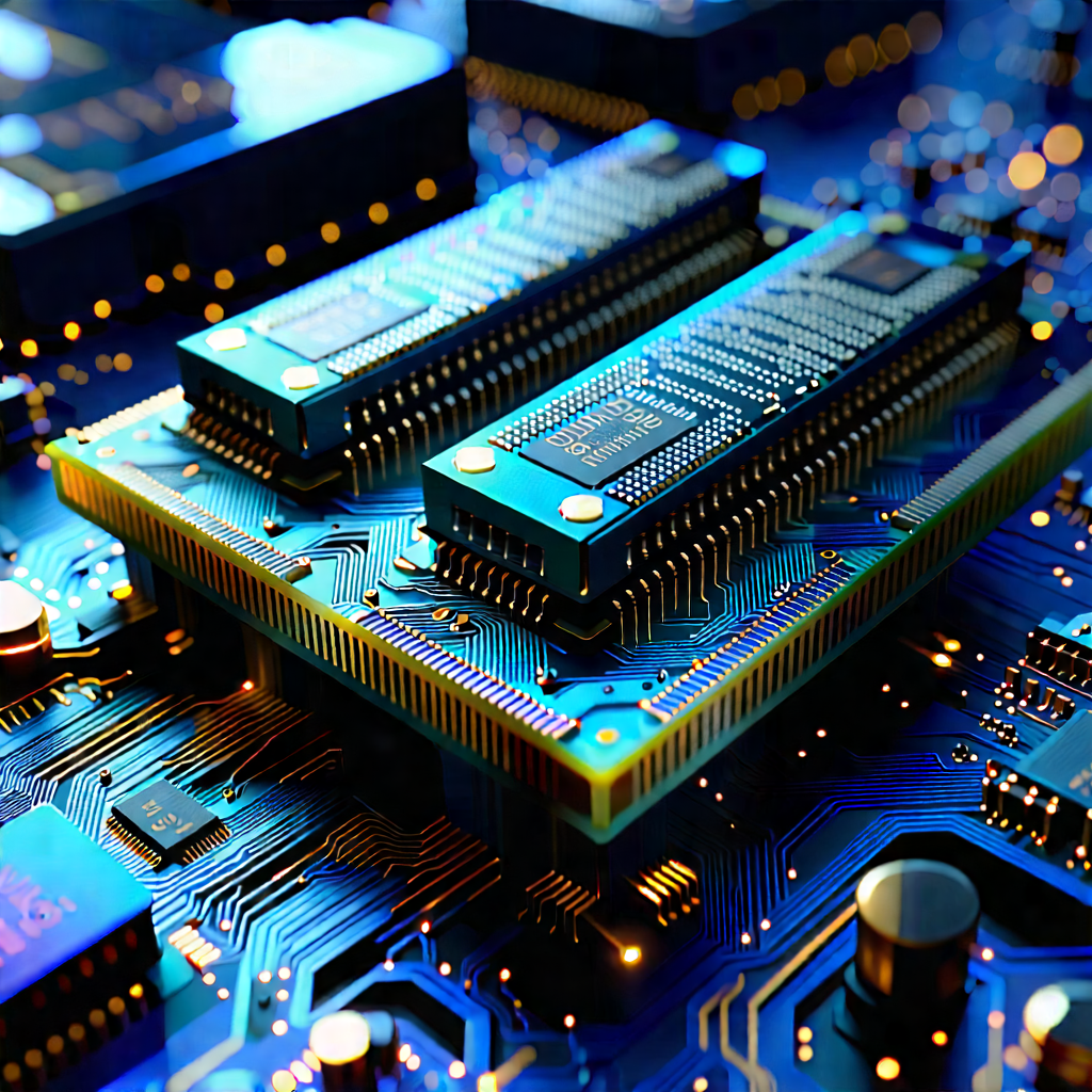 Close-up of memory module