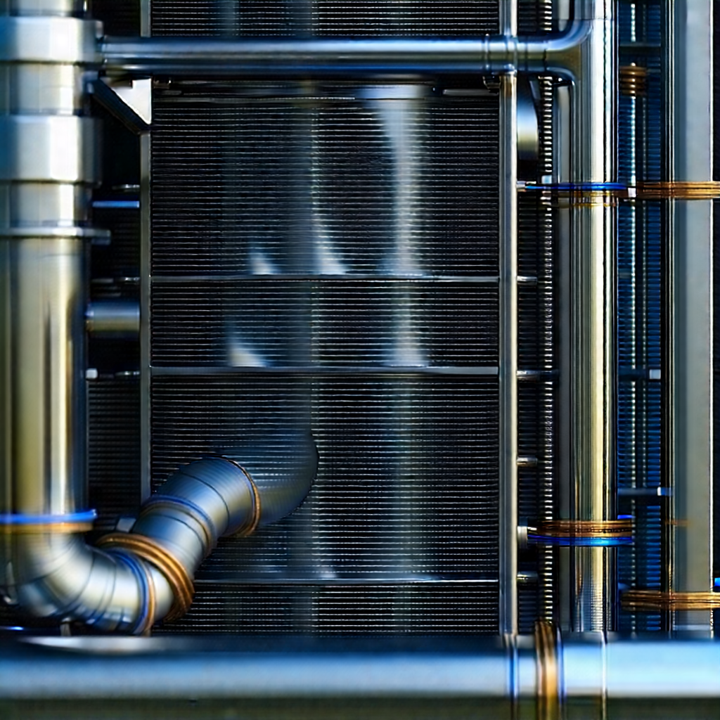 Close-up of cooling system