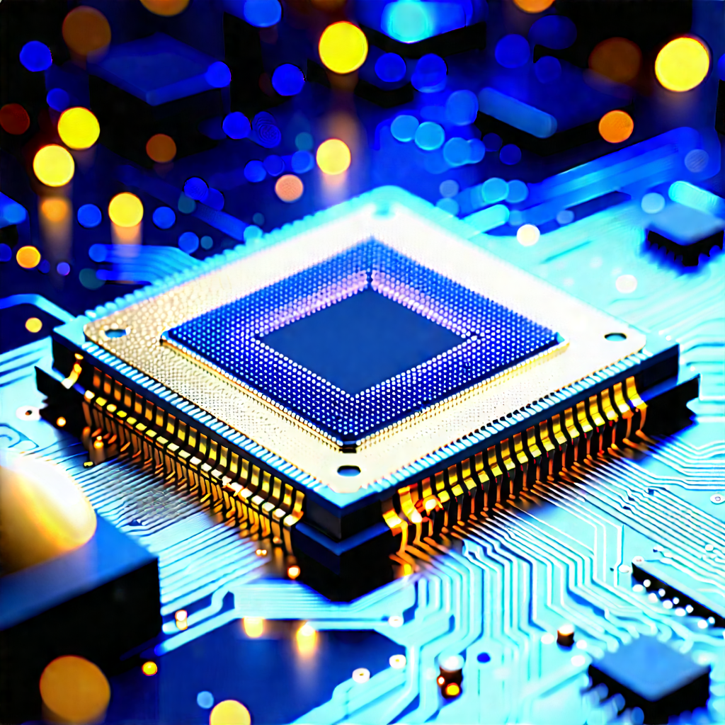 Microchip with digital particles