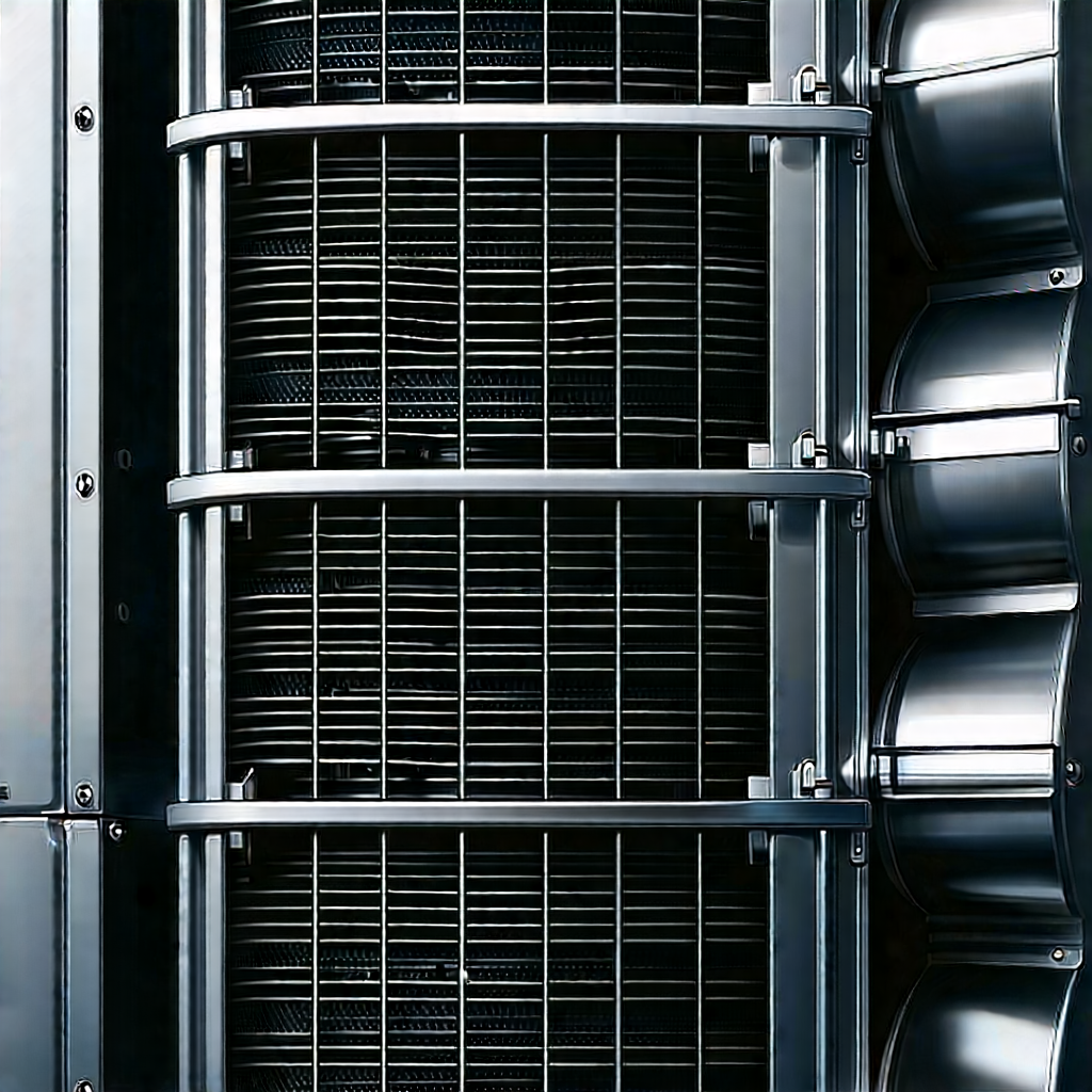 Close-up of cooling system