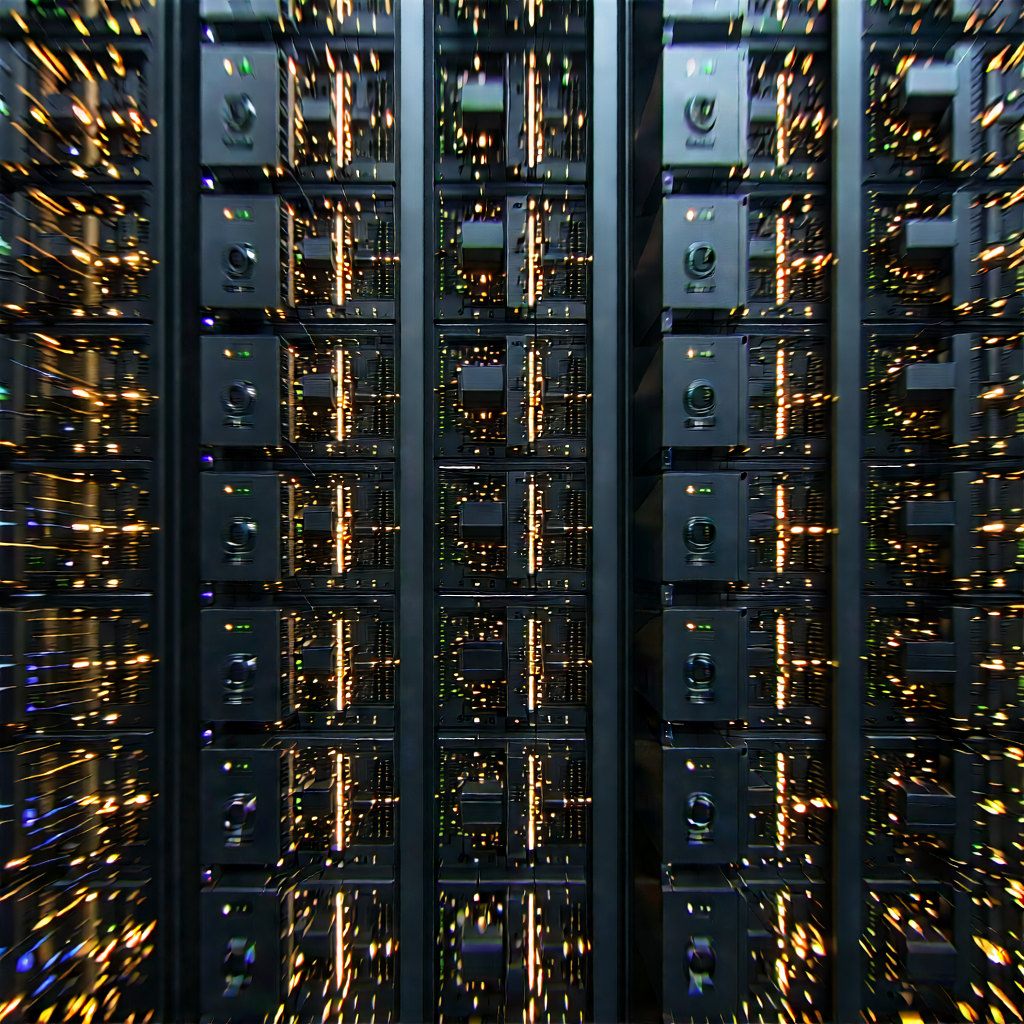 Close-up of sensor array