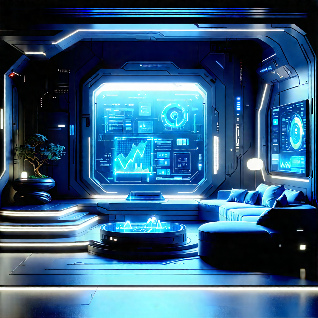 Futuristic Smart Home With Image, There