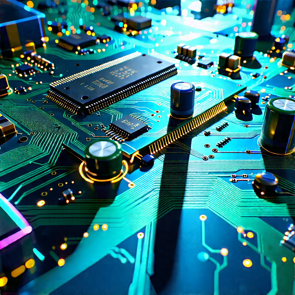 Circuit board with holographic projection