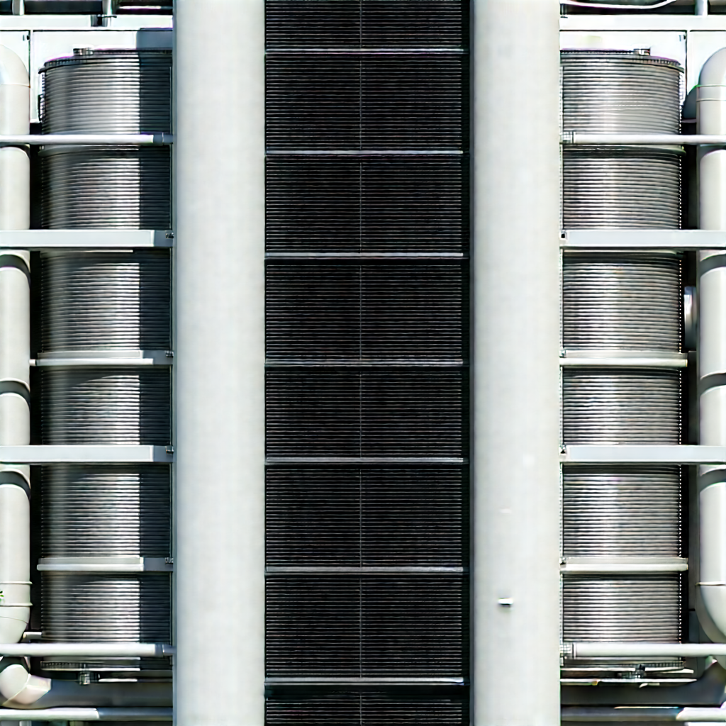 Close-up of cooling system