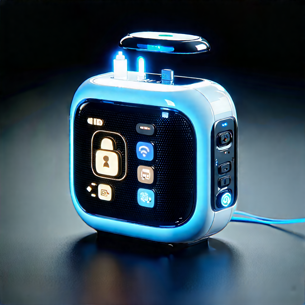 Innovative Communication Tool Design With Blue White