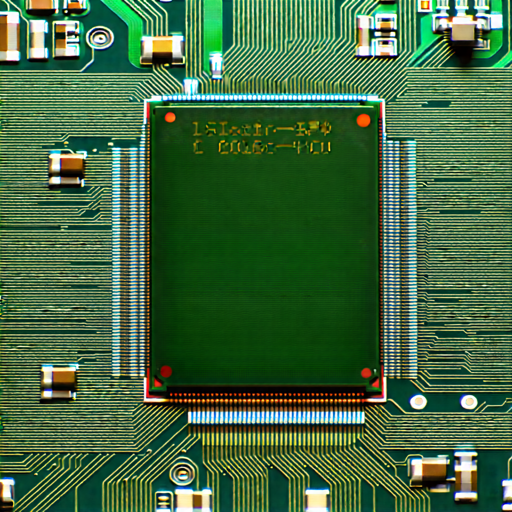 Close-up of electronic circuit