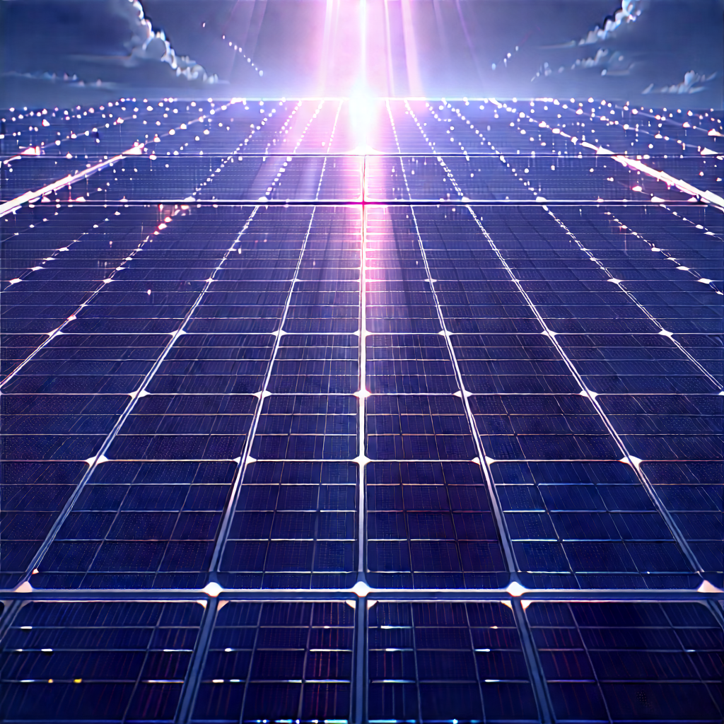 Solar Panel With Laser Scanning With Large Solar