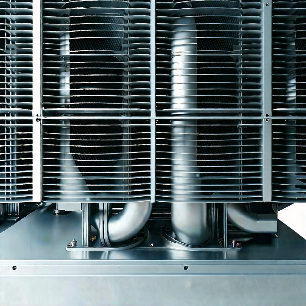 Close-up of cooling system