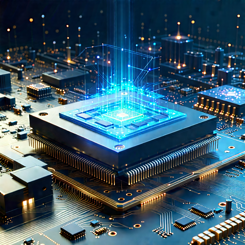 Microchip with laser scanning