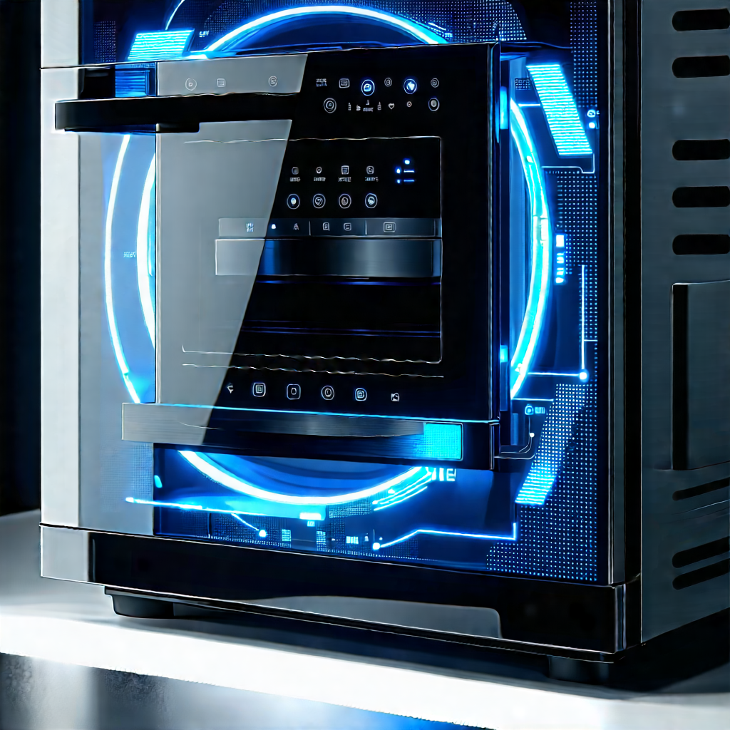Innovative Smart Appliance Design With Computer Sitting