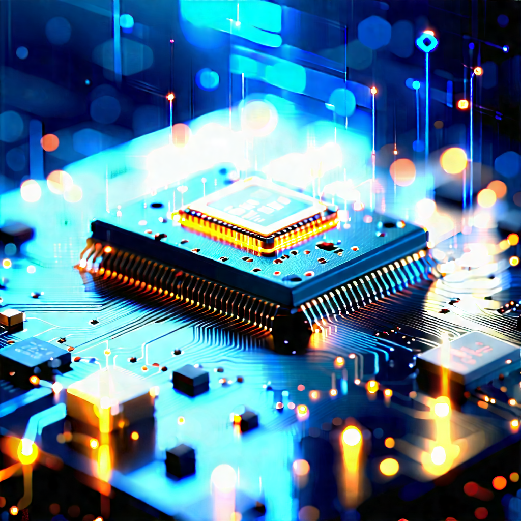 Microchip with data streams