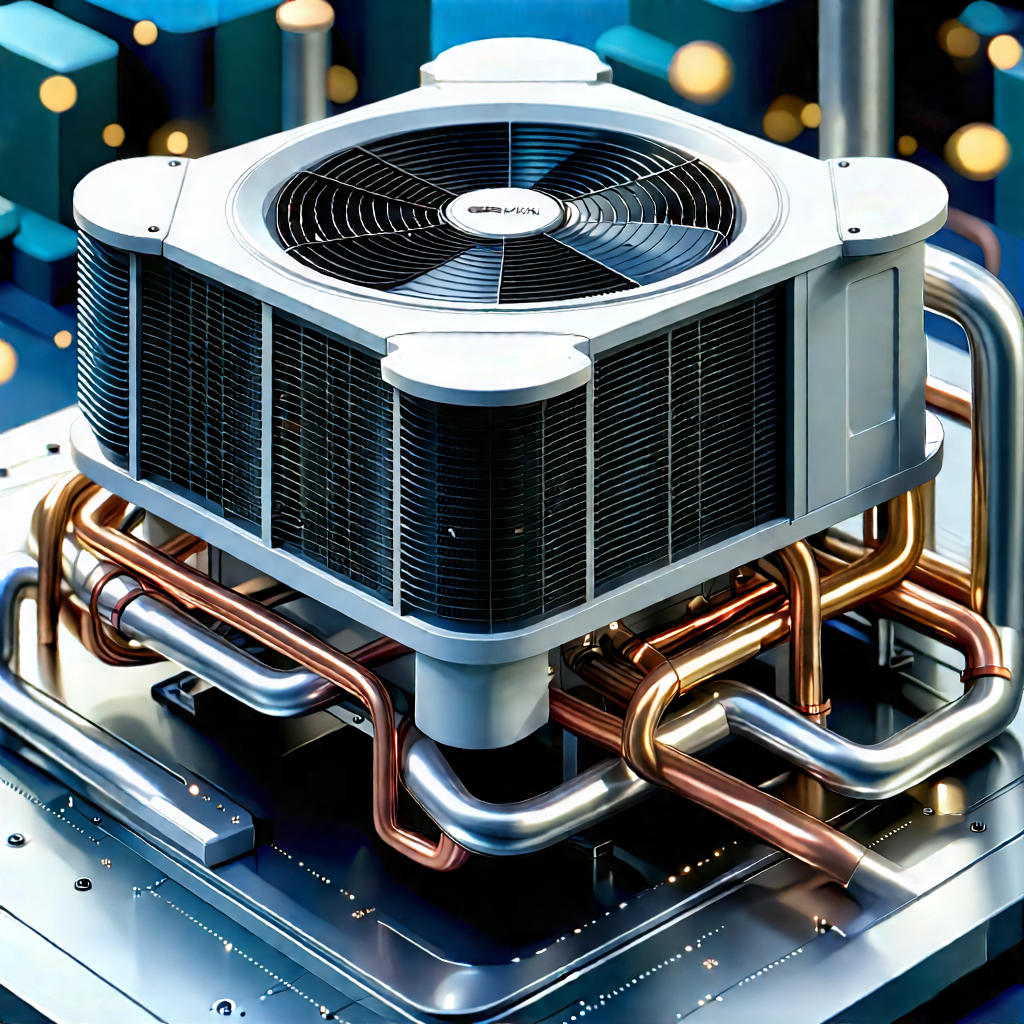 Close-up of cooling system