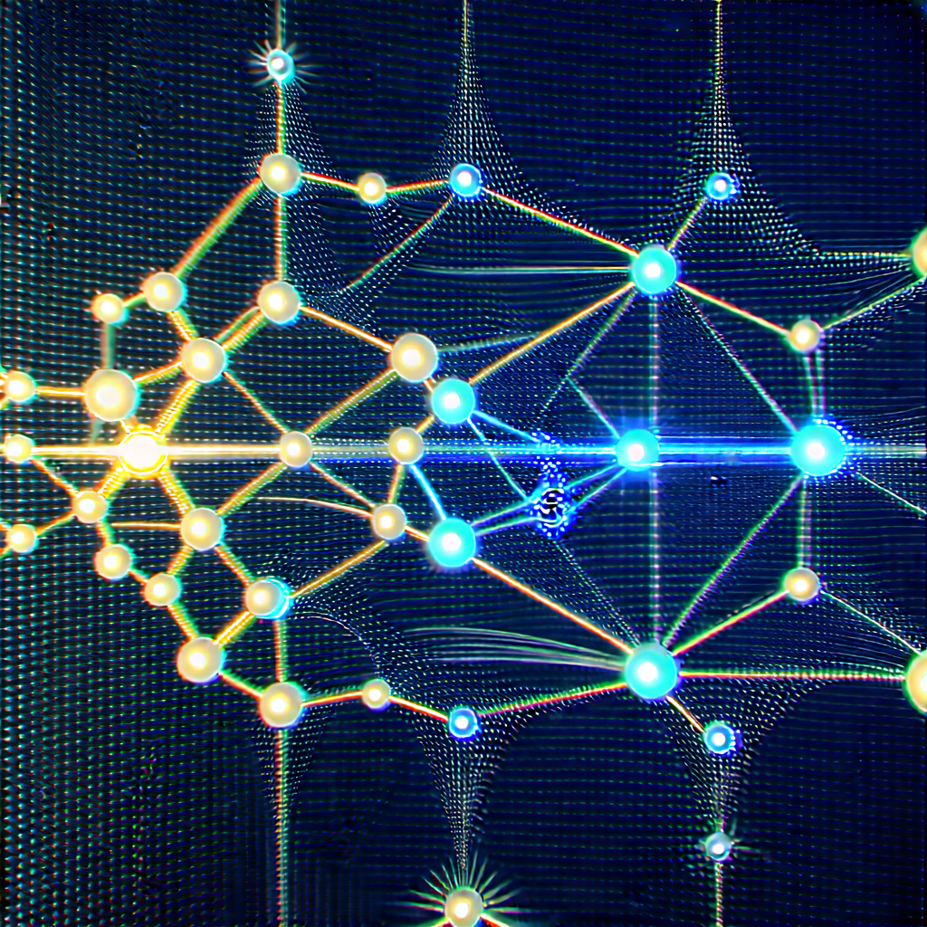 Blockchain Network Visualization With Image, There