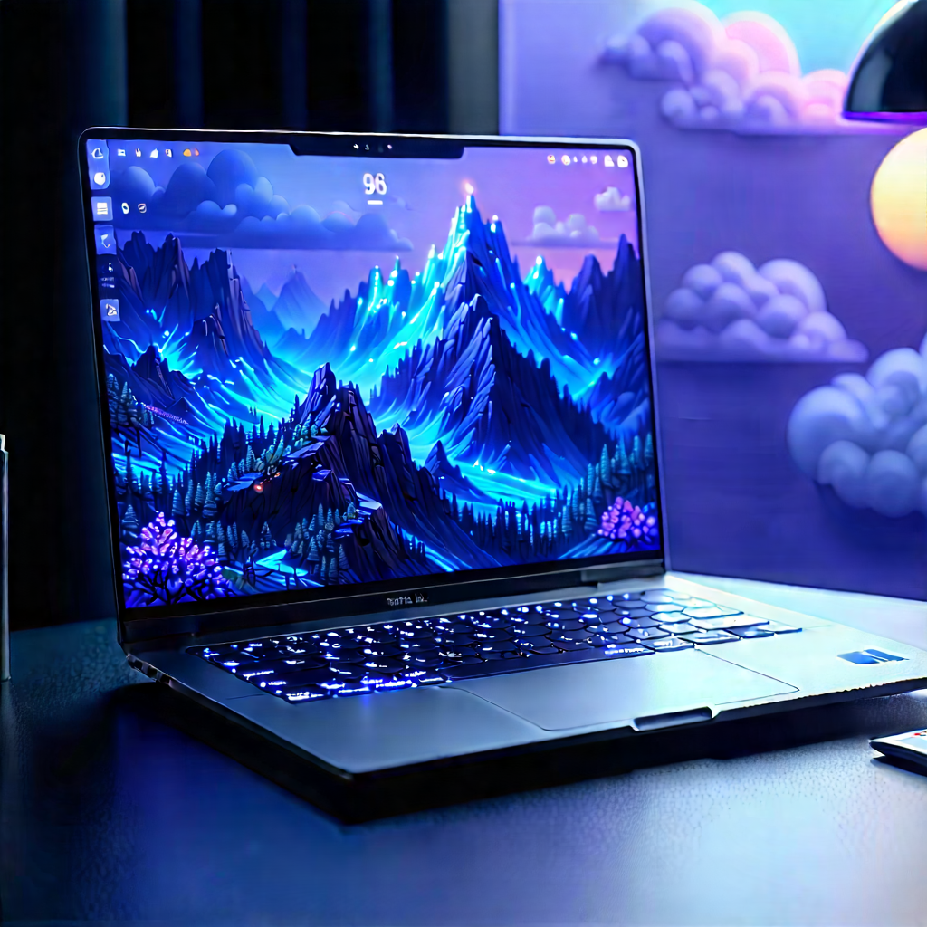 Laptop with user interface
