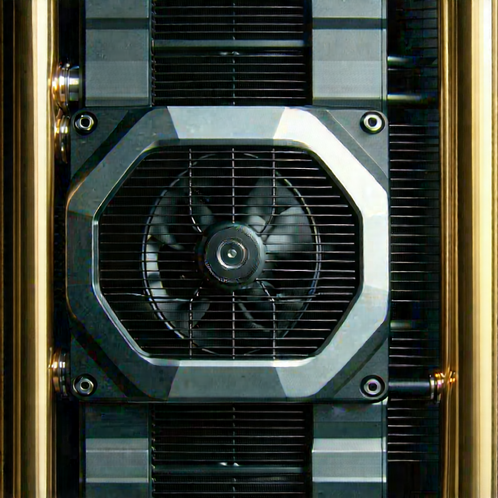 Close-up of cooling system