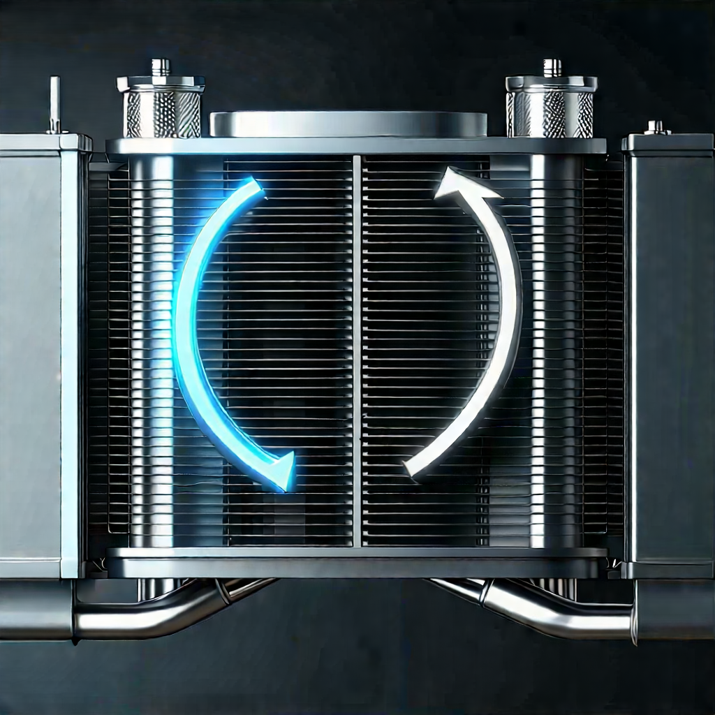 Close-up of cooling system