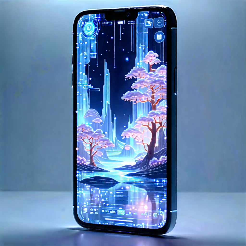 Smartphone With Holographic Display With Cell Phone