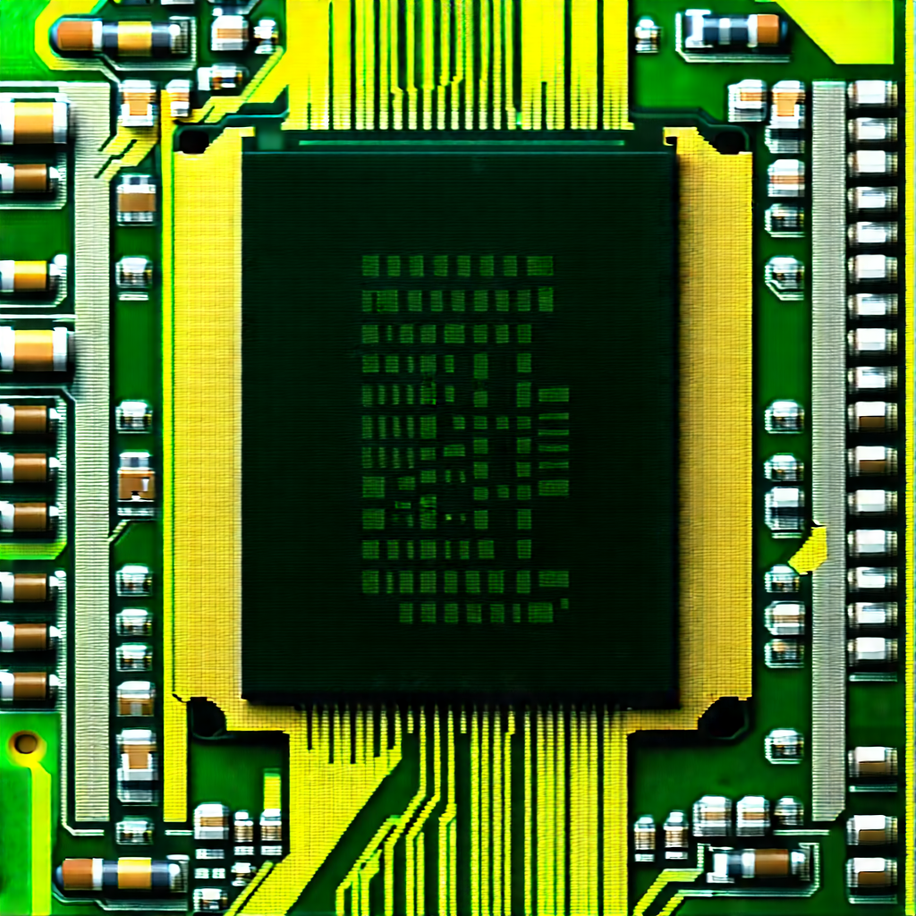 Close-up of memory module