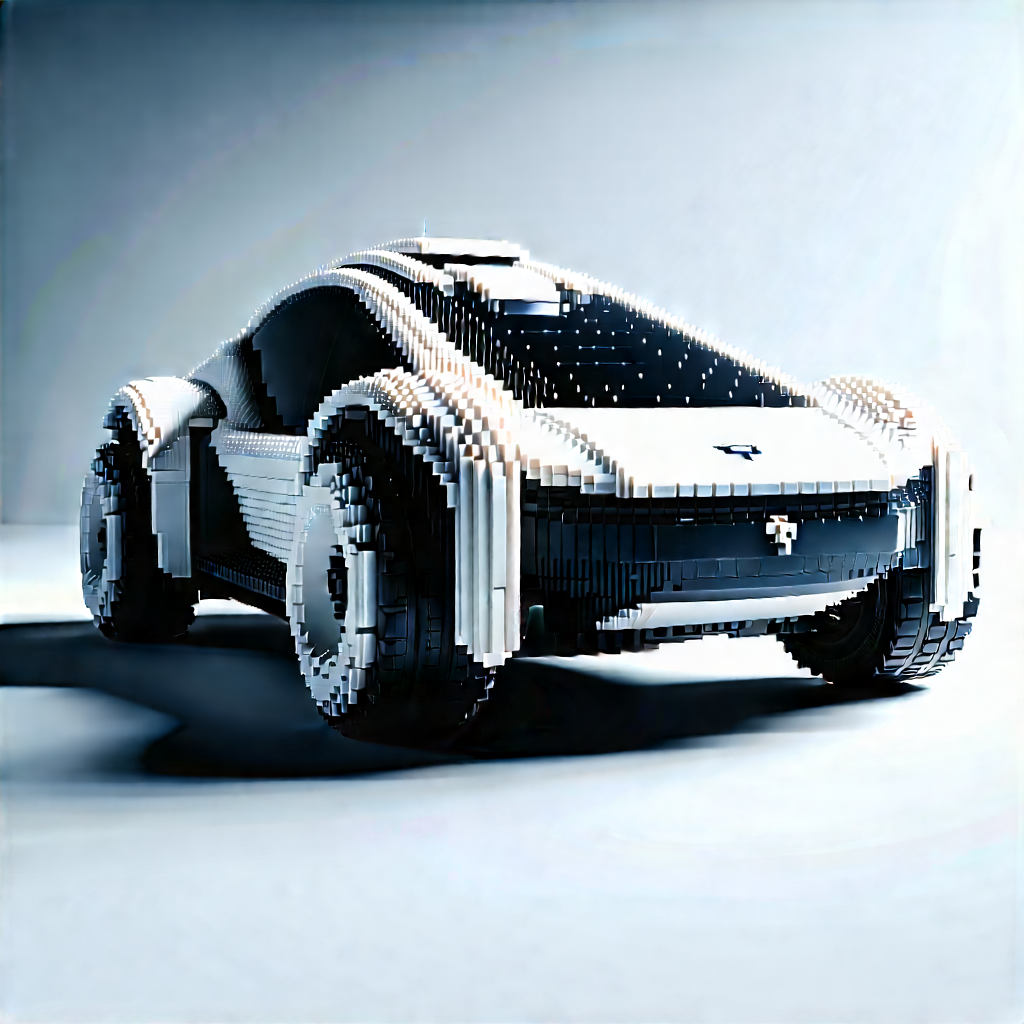 Innovative Electric Vehicle Design With White Shown