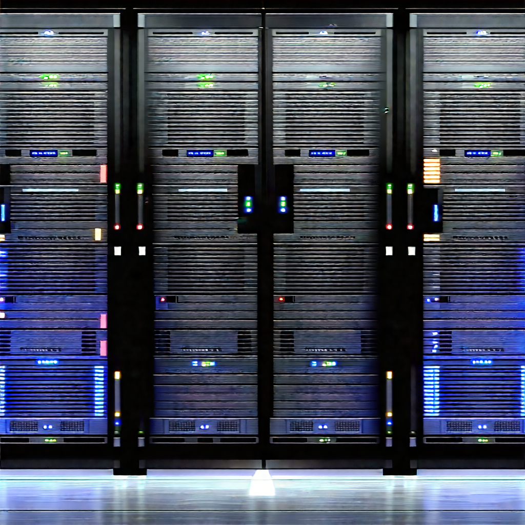 Server rack with laser scanning