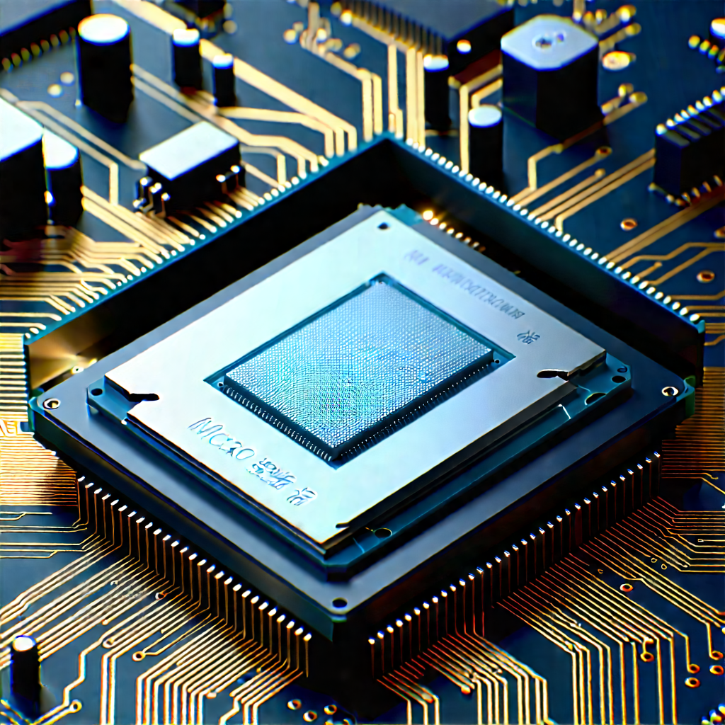 Microchip with laser scanning