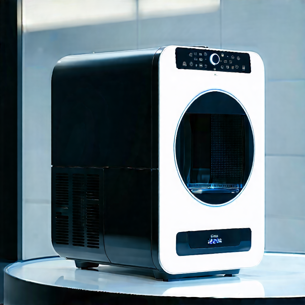 Innovative Smart Appliance Design With Small, White,