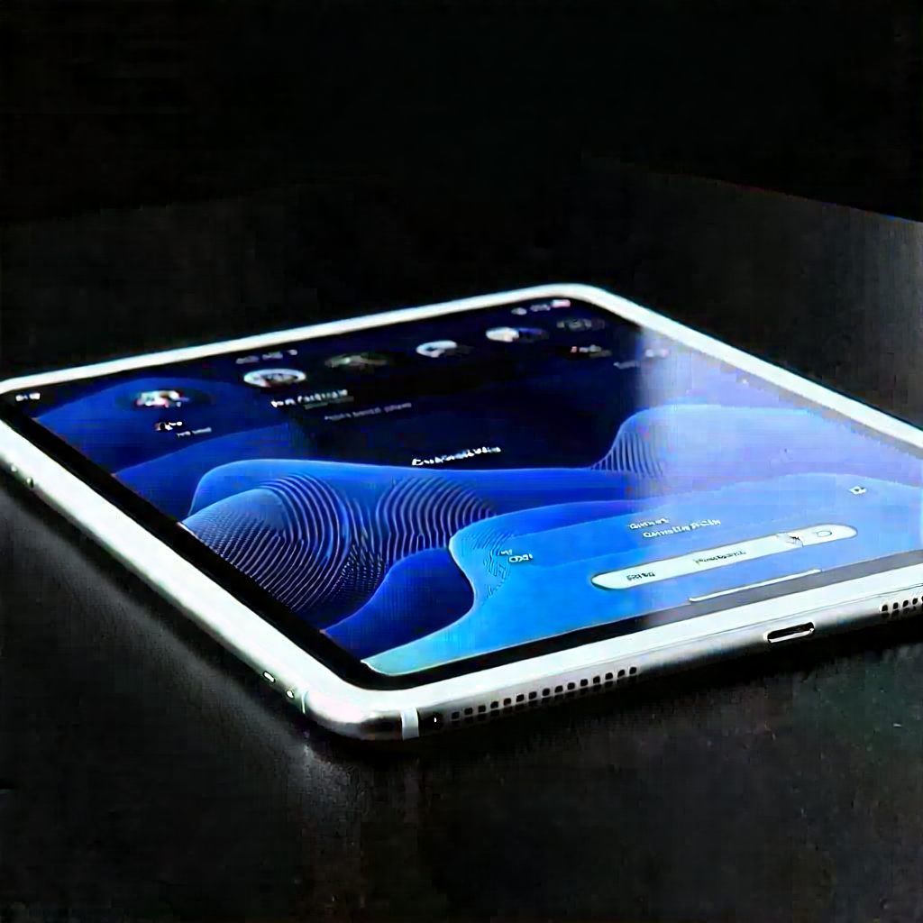 Tablet with streaming content