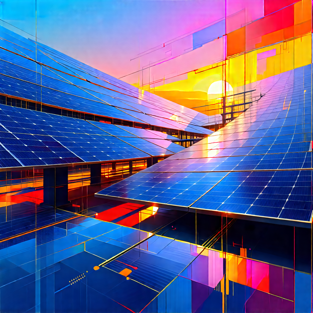 Innovative Renewable Energy Design With Colorful Painting