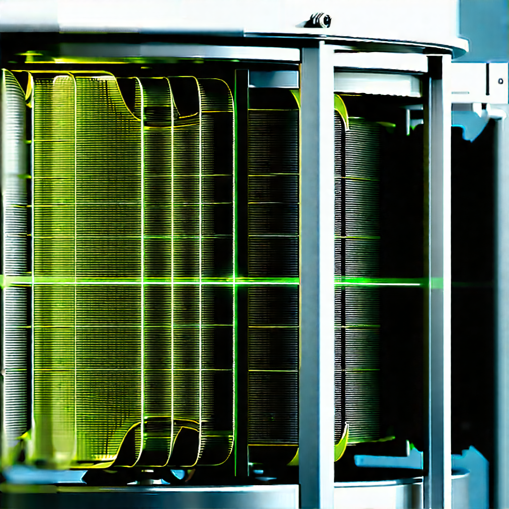 Close-up of cooling system