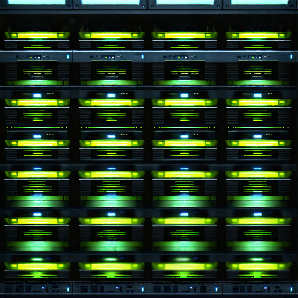 Server rack with laser scanning