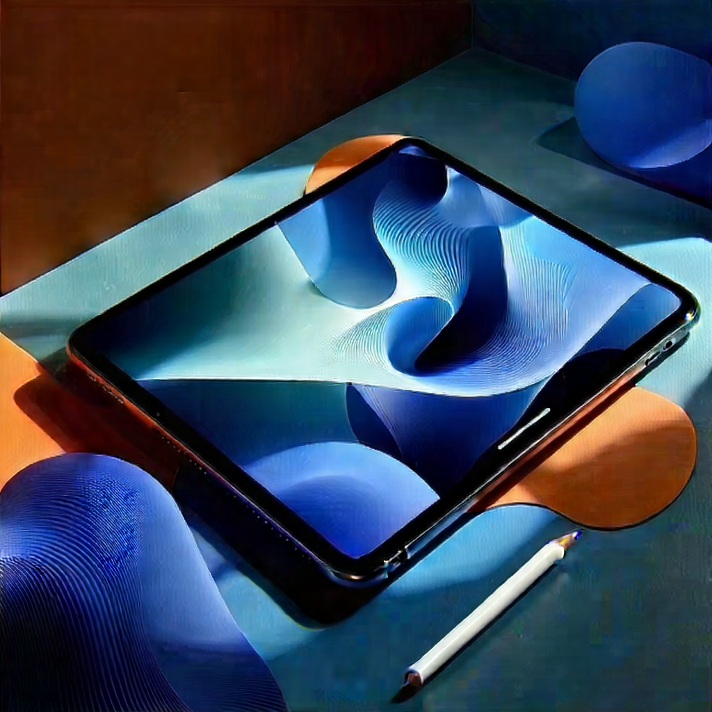 Tablet With Streaming Content With Table Cell