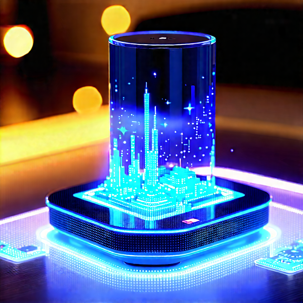 Smart home (device:1.1) with holographic display