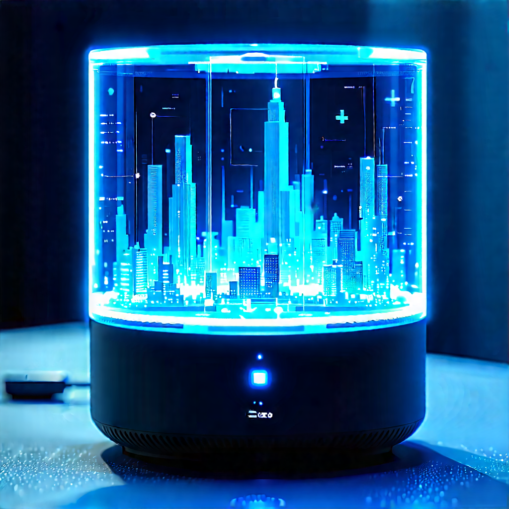 Smart home device with data visualization